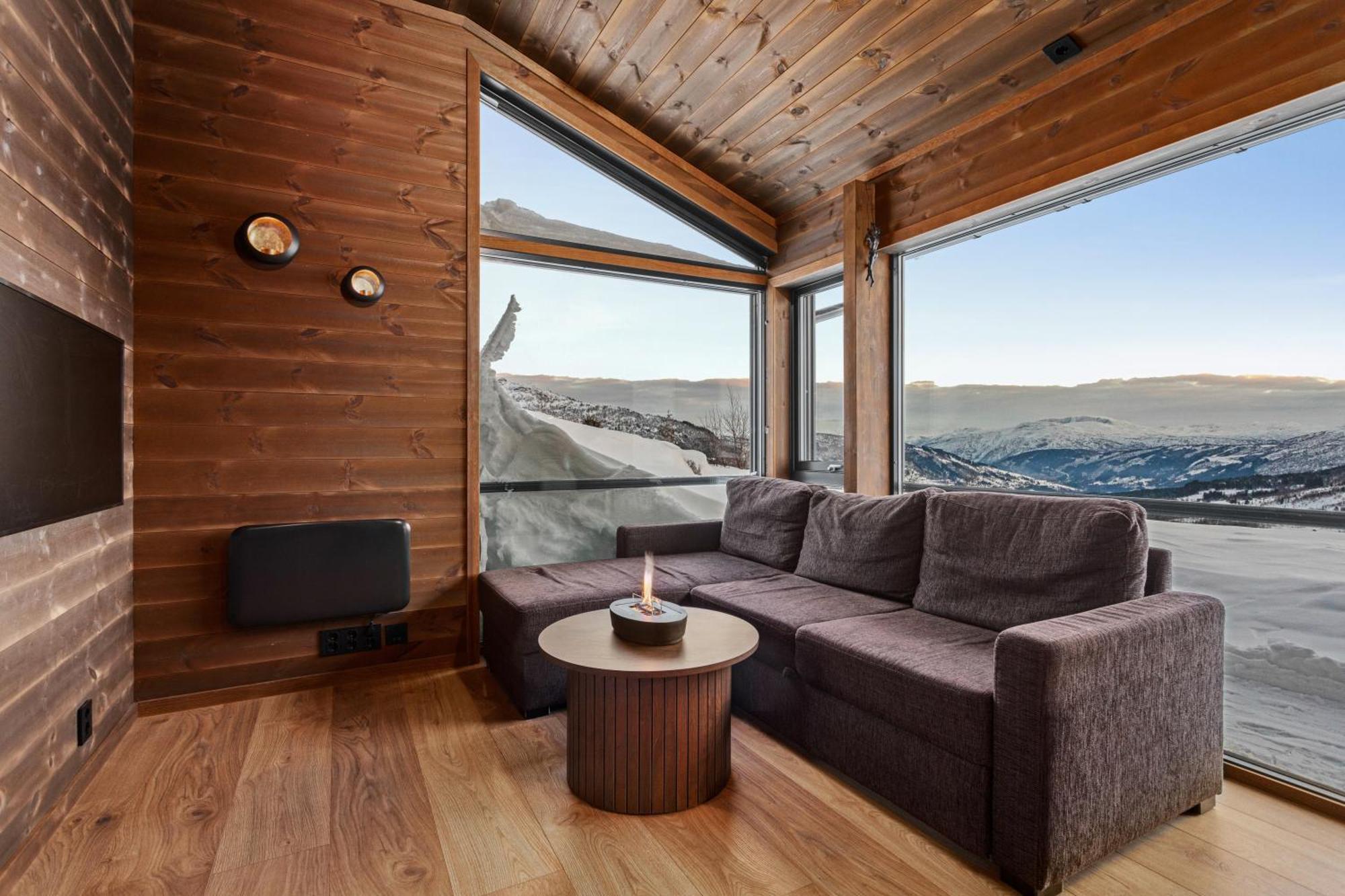 סוגנדל Exclusive Mountain Cabin With Spectacular Views At The Top Of Hodlekve With Possibility Of Extra Unit מראה חיצוני תמונה