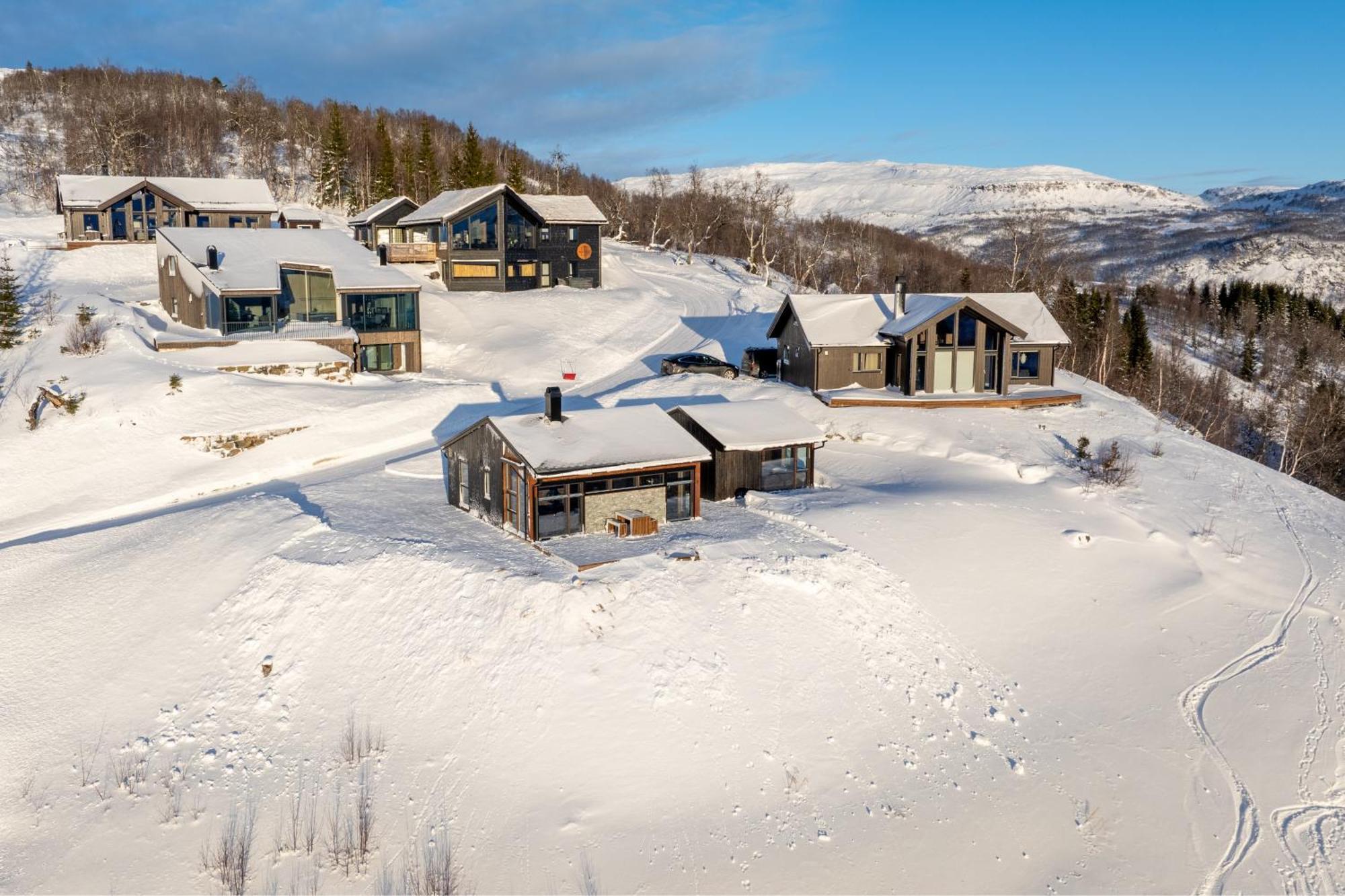 סוגנדל Exclusive Mountain Cabin With Spectacular Views At The Top Of Hodlekve With Possibility Of Extra Unit מראה חיצוני תמונה
